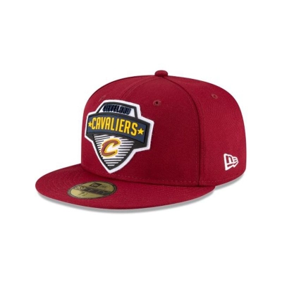 Red Cleveland Cavaliers Hat - New Era NBA Tip Off Edition 59FIFTY Fitted Caps USA7428136